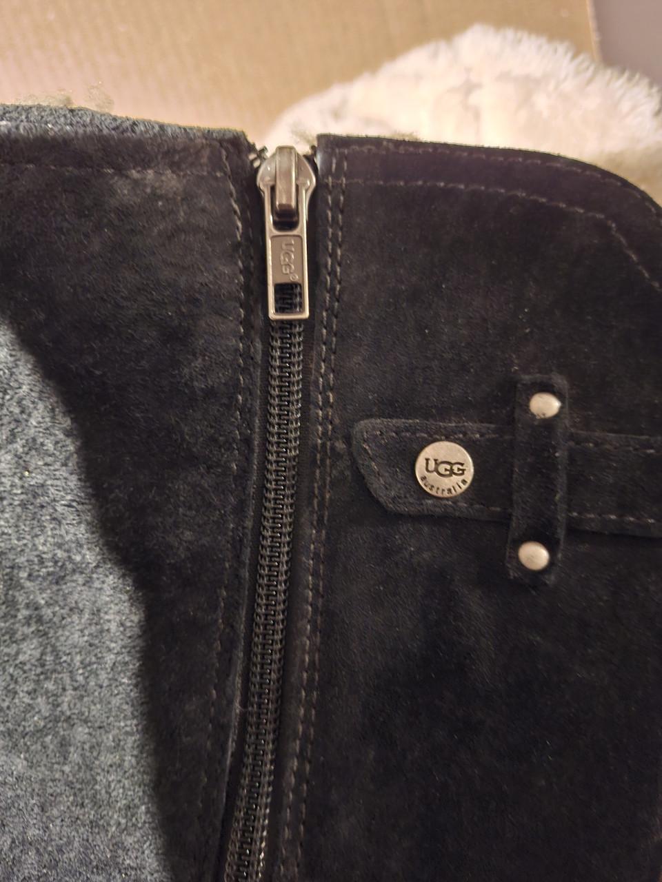 Prachtige biker Uggs Kensington vintage zwart mt 38,5