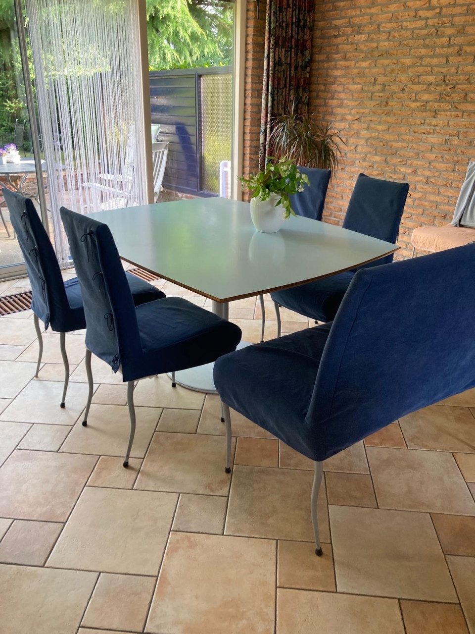 Eetkamerstoelen + bankje