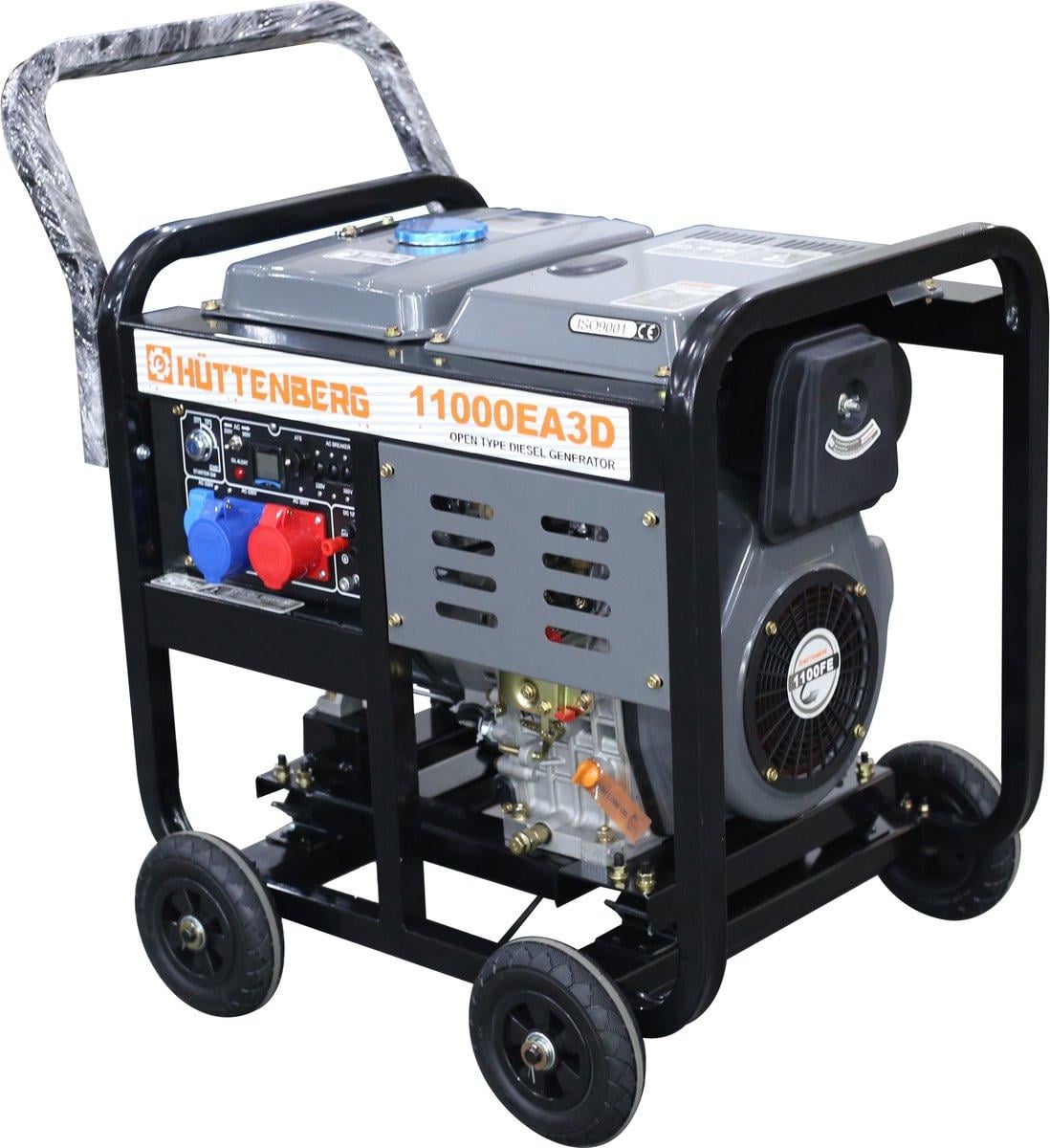 Generator open dieselgenerator 11 kVA – 380V driefasig – AVR