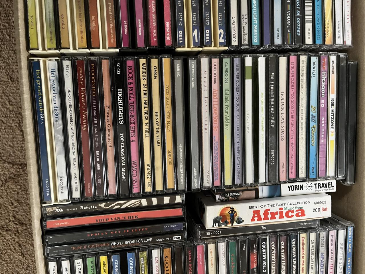 Collectie zeer diverse cd's.
