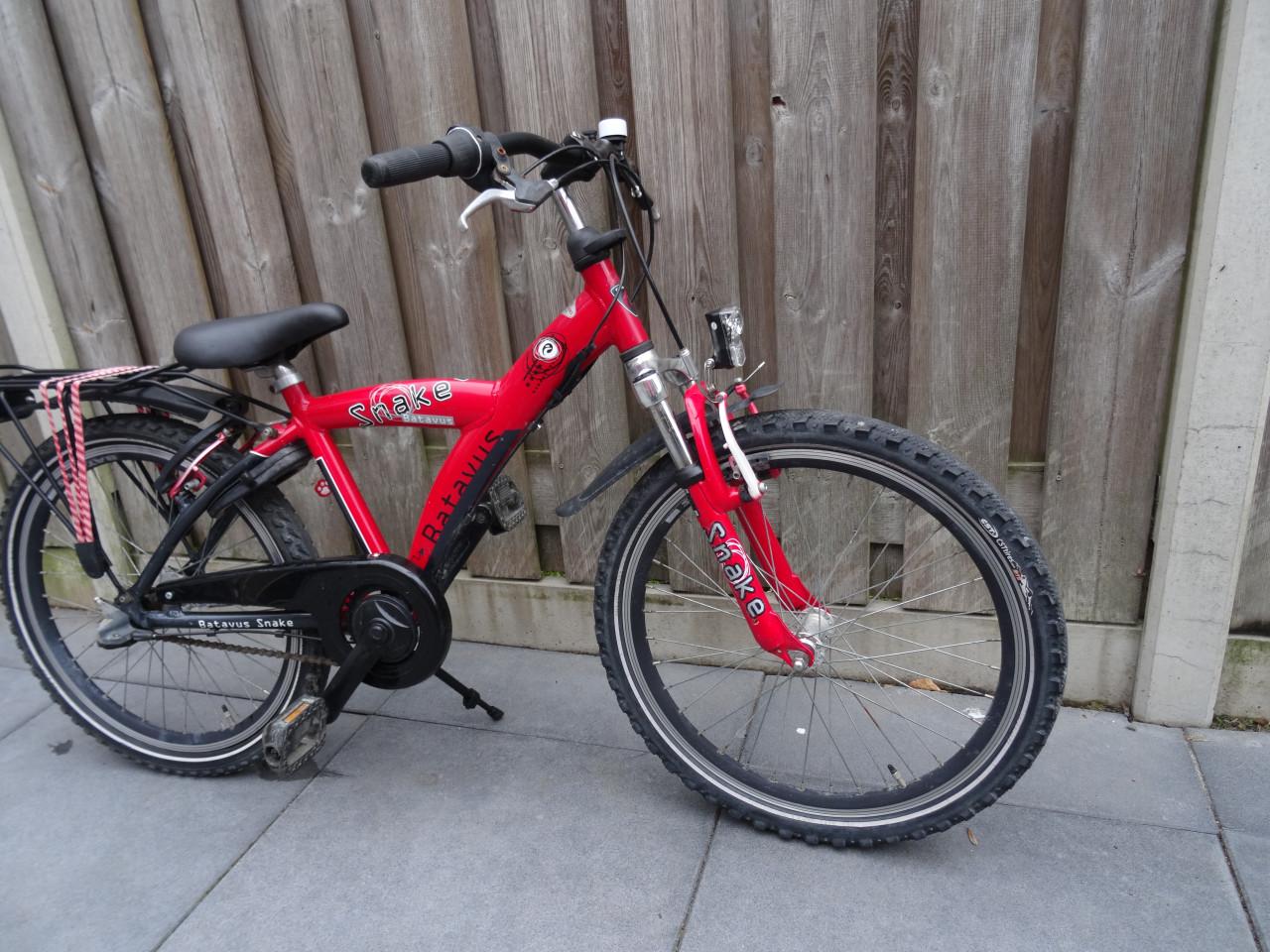 🚲 Batavus Snake Jongensfiets – 22 inch – Rood 🔴