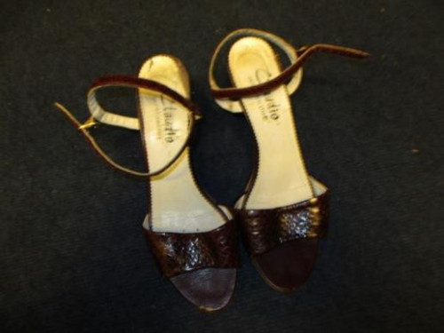 Open schoenen met tasje