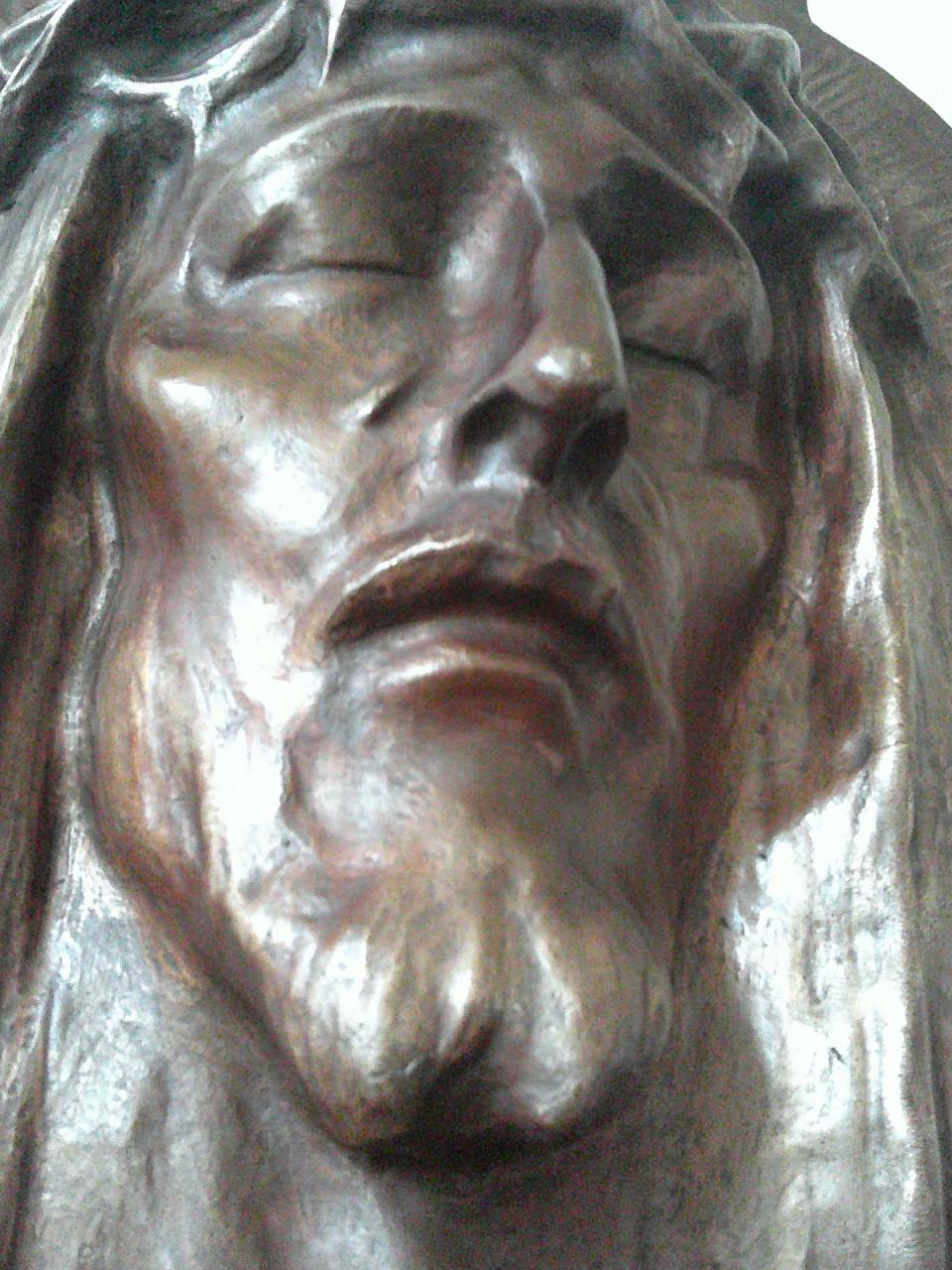 GESIGNEERDE RELIGIEUZE ART DECO PLAQUETTE JAREN '20