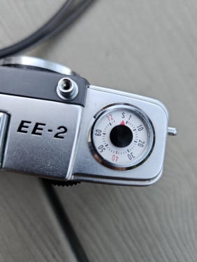 Mooie werkende vintage Olympus pen EE 2 camera 35 mm....