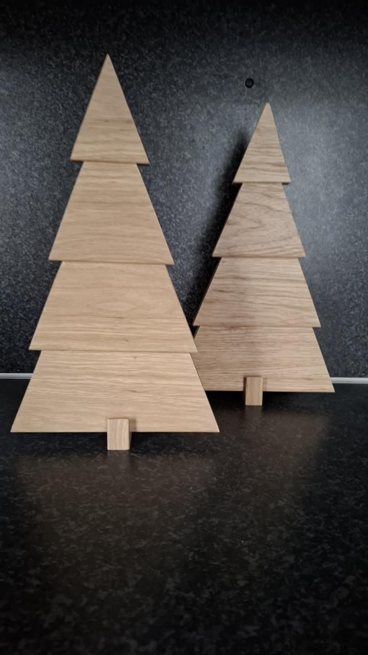 MDF Kerstboompjes
