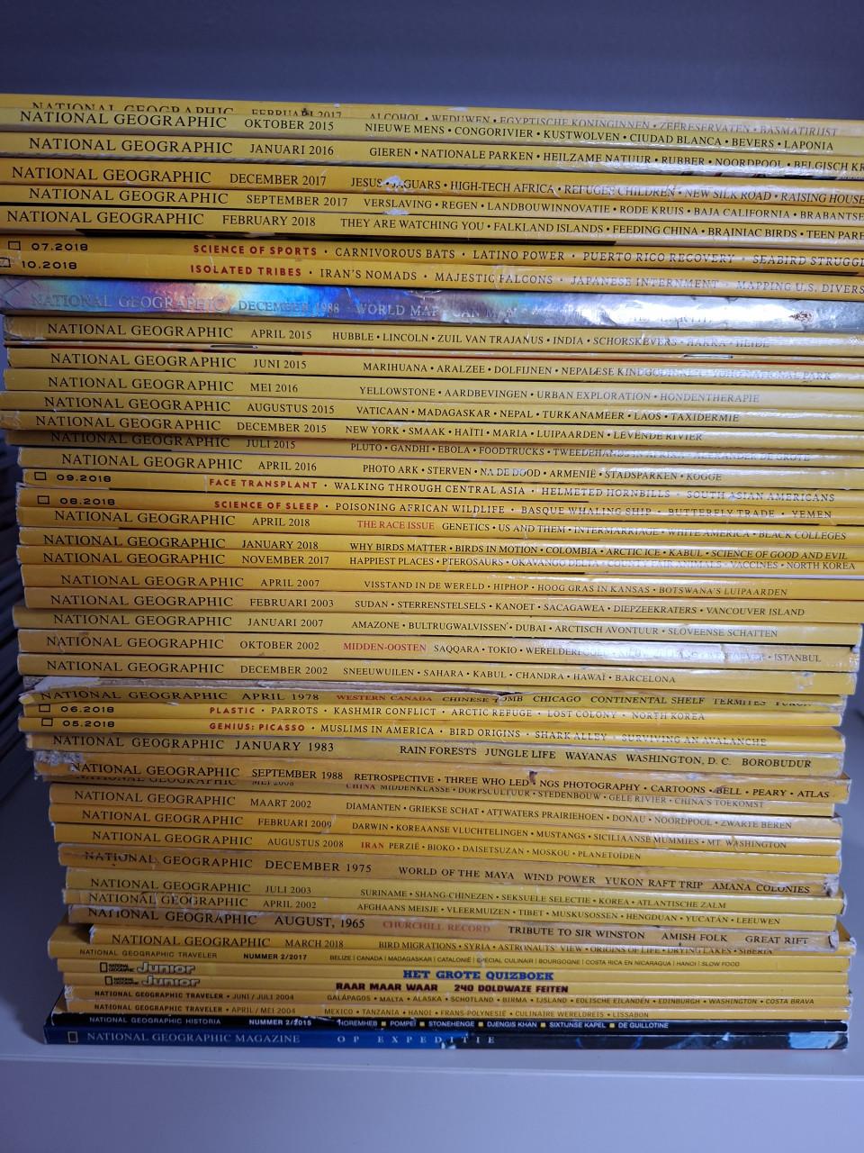 National Geografics, ca 50 stuks