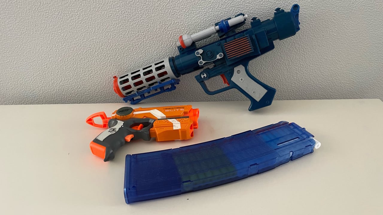 Vier NERF pistolen incl Double Dealer!!!