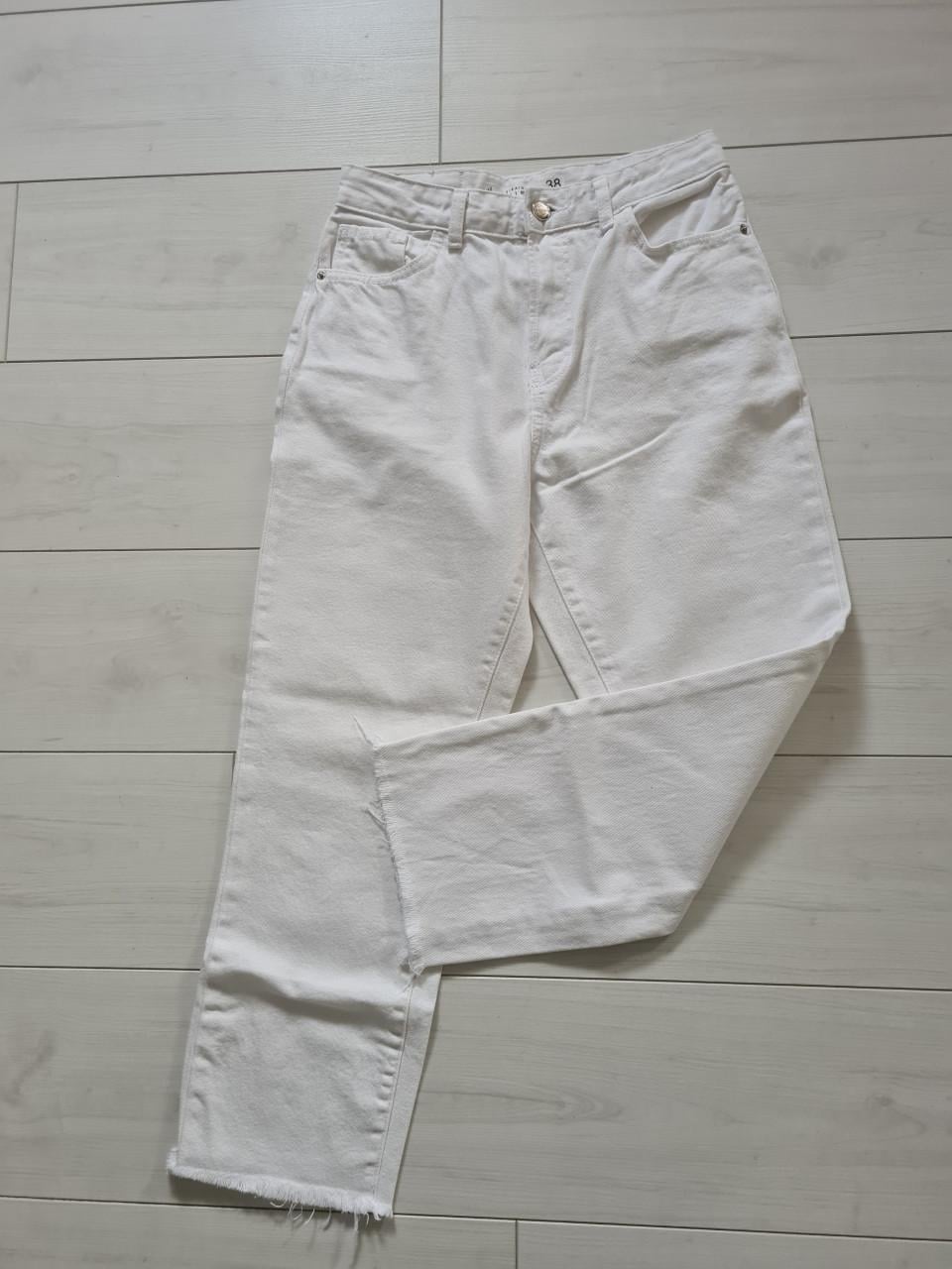 Nieuwe Amisu rechte witte spijkerbroek  Maat M