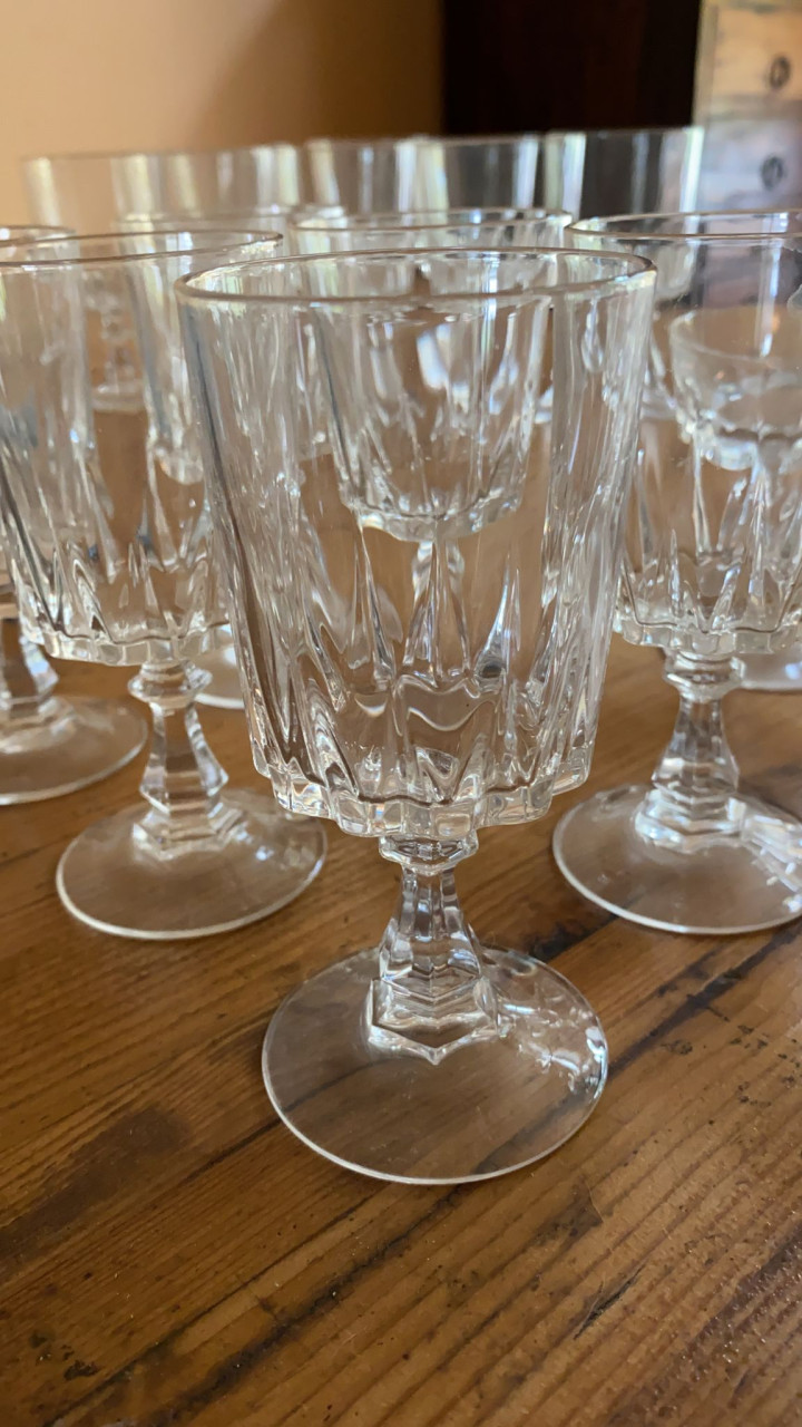 Kristal glas service (Crystal d’Arques Louvre)