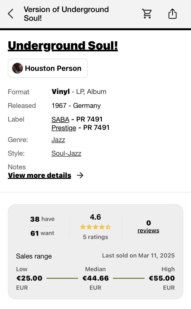 Houston Person - Underground Soul!