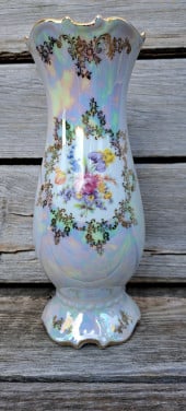 Bloemenvaas porselein 26 cm hoog