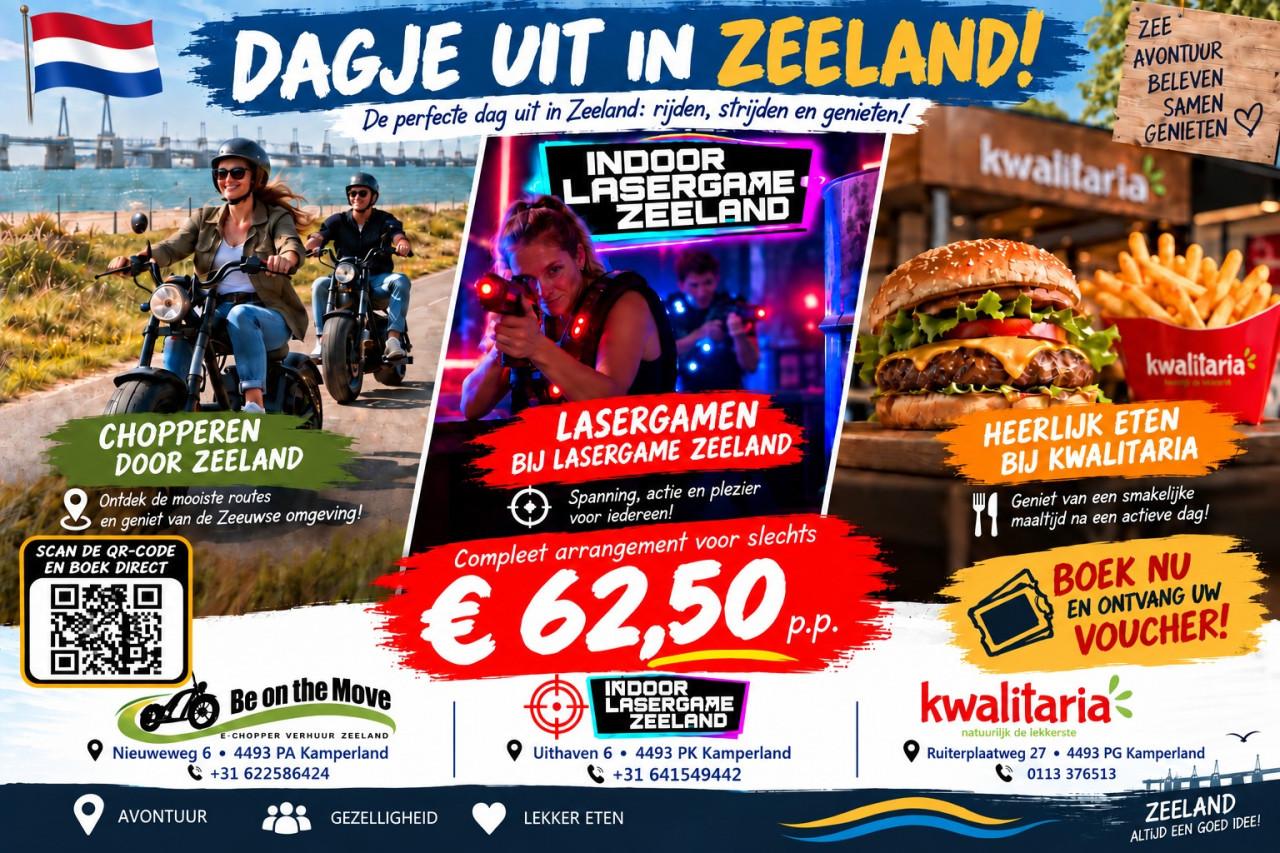Beleef, verbind en geniet. Het leukste teamuitje van Zeeland!