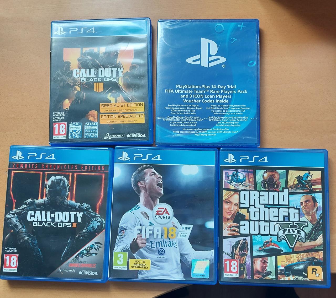 Playstation 4 compleet met games.