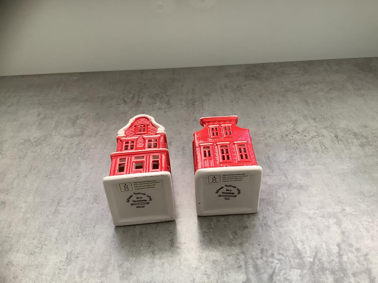 Twee Postcodeloterij Huisjes - als set