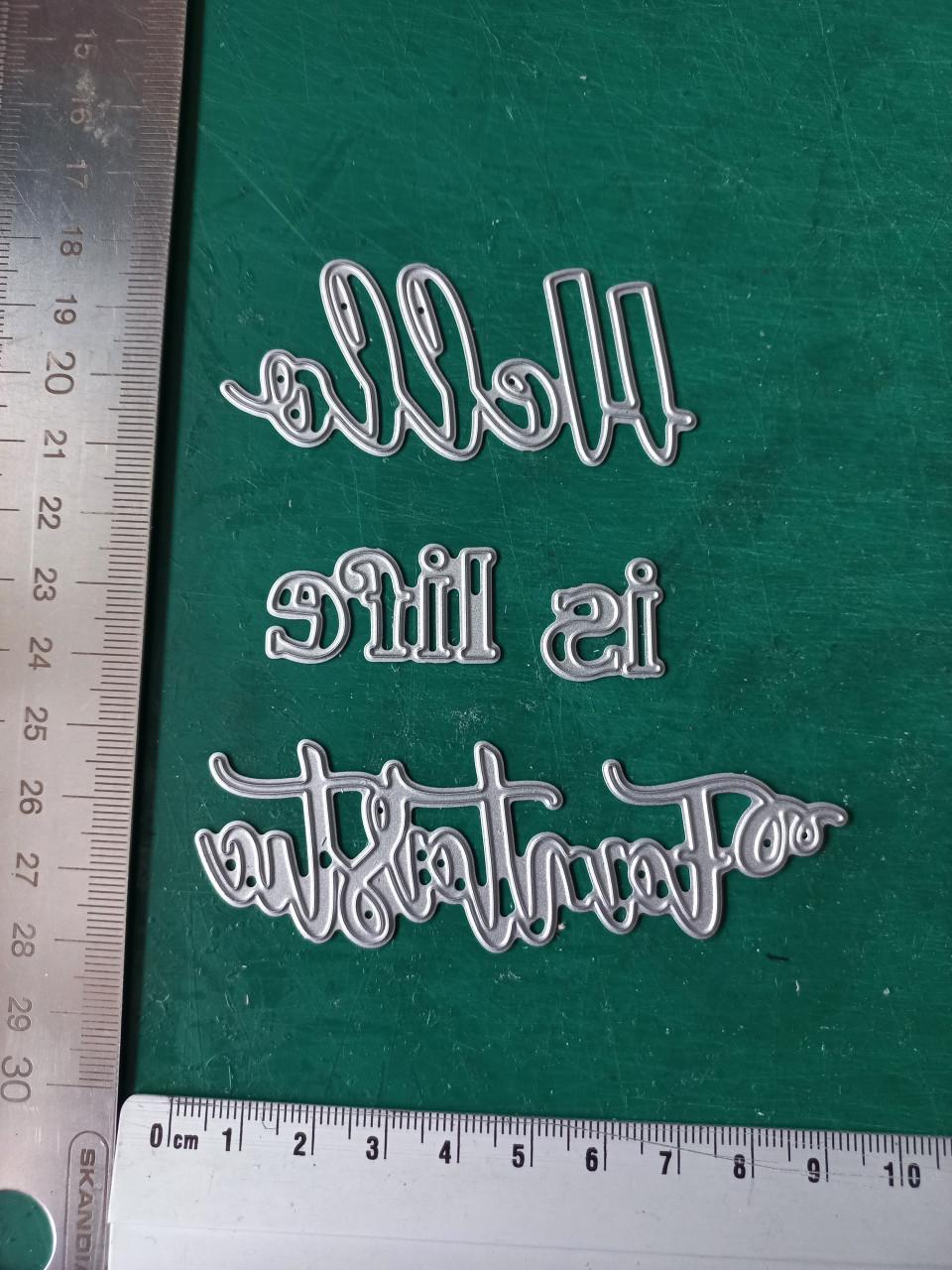 Snijmallen voor scrapbook en kaarten maken