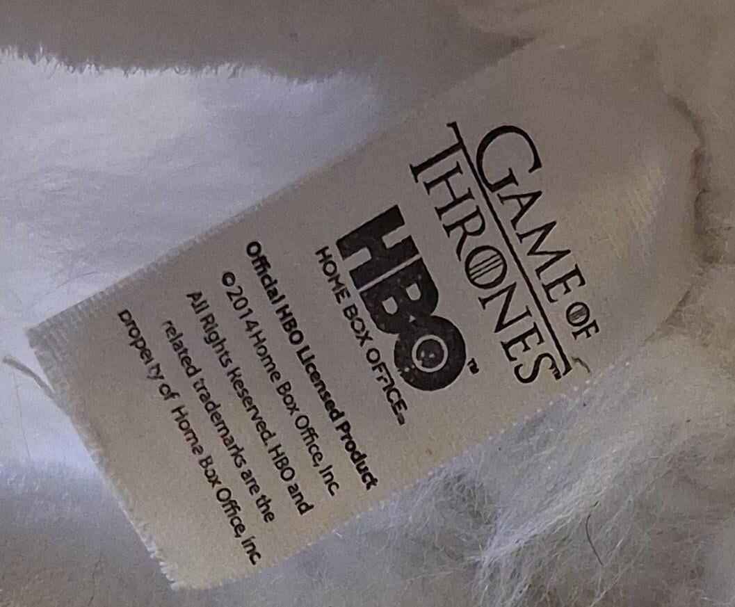 Direwolf Ghost knuffel Game of Thrones wolf