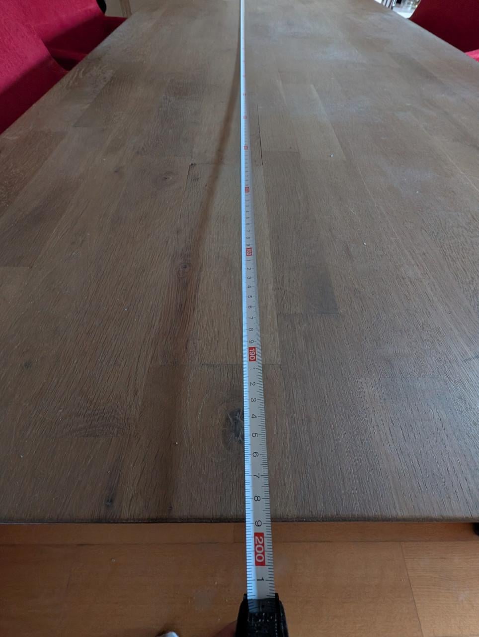 Eiken eettafel