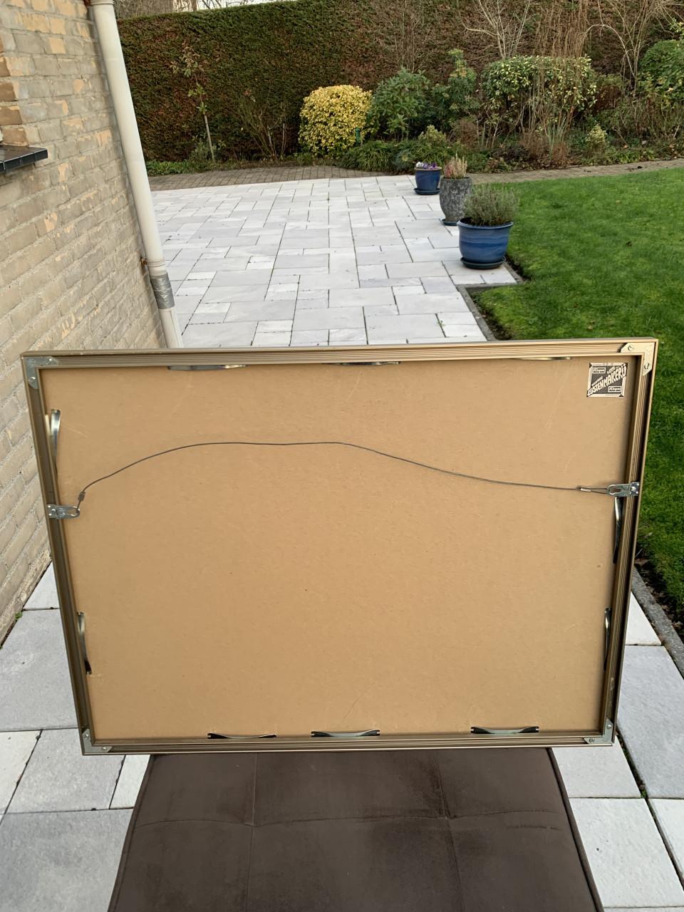 Schilderijlijst metaal ontspiegeld glas