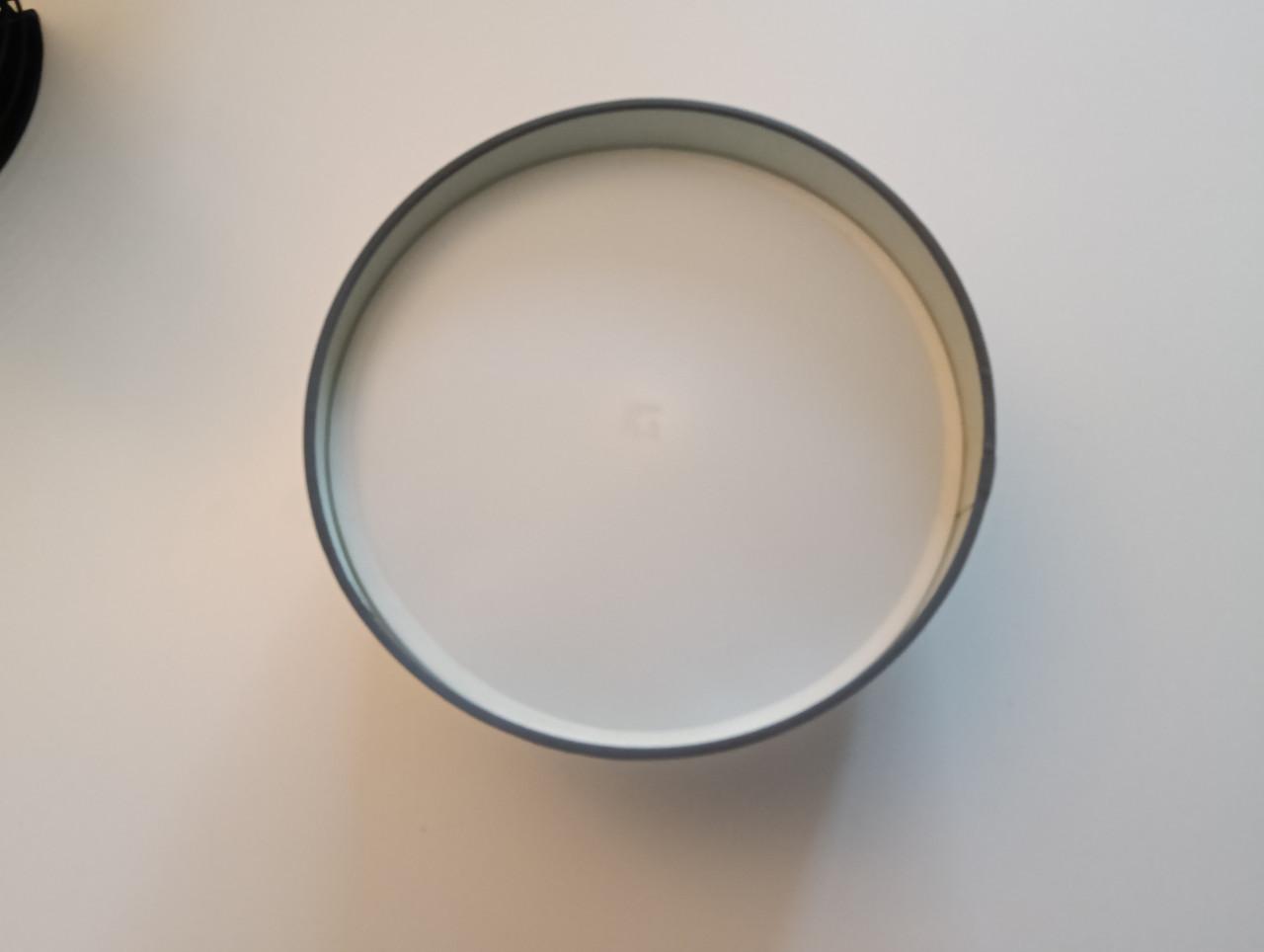 Plafondlamp - Kunststof Antraciet Ø25cm