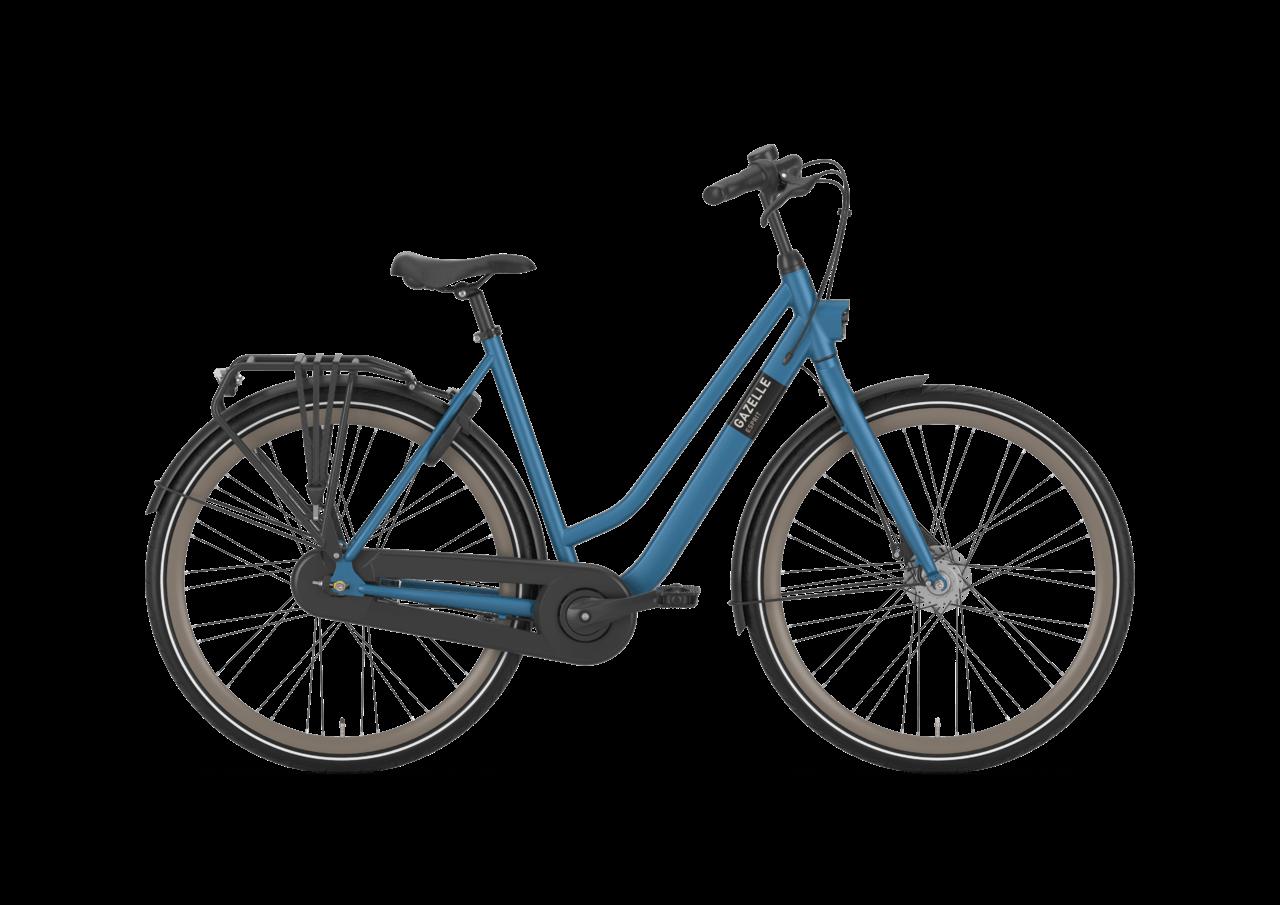 De Gazelle Esprit RN/C3/C7 vederlichte robuuste stadsfiets en schoolfiets