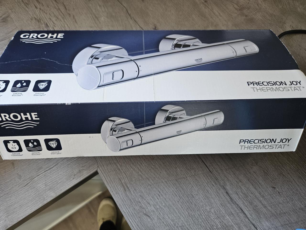 Douchekraan, thermostaat, Grohe, chroom nieuw in de verpakking