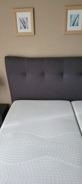 BED MET MATRASSEN 180 X 200 SLECHTS 4 MAANDEN OUD. KASSABON AANWEZIG
