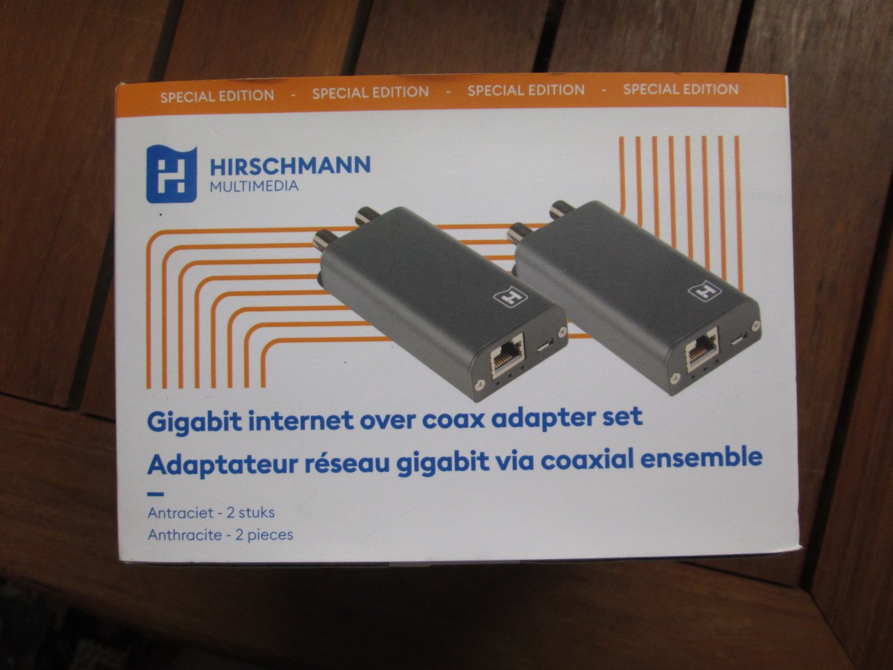 Hirschman internet via coaxkabel set NIEUW