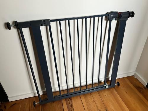 Safety First Easy Close & Auto Close Klemhek + Verlengdeel 7 cm, Grijs Met.