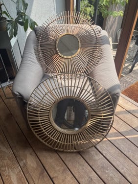Spiegel Boho Ibiza style loods5