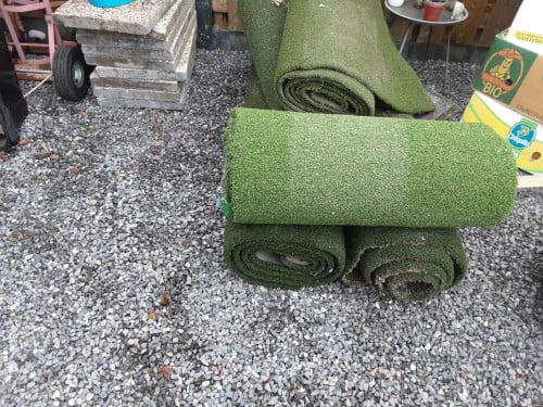 Overschot kunst gras