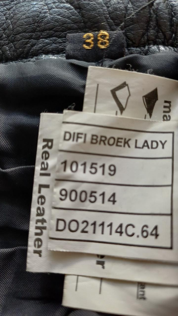 Dames lederen motorpak