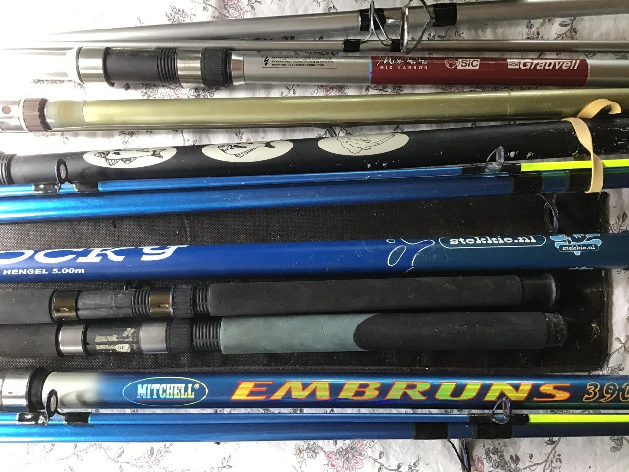 Diverse hengelsport materialen