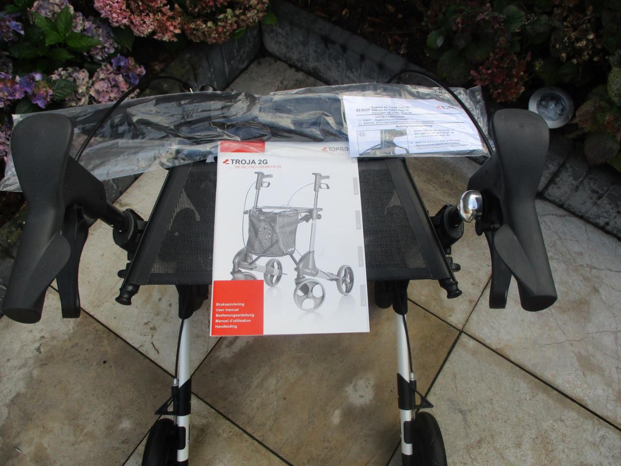 Zgan Topro Troja 2G opvouwbare lichtgewicht rollator