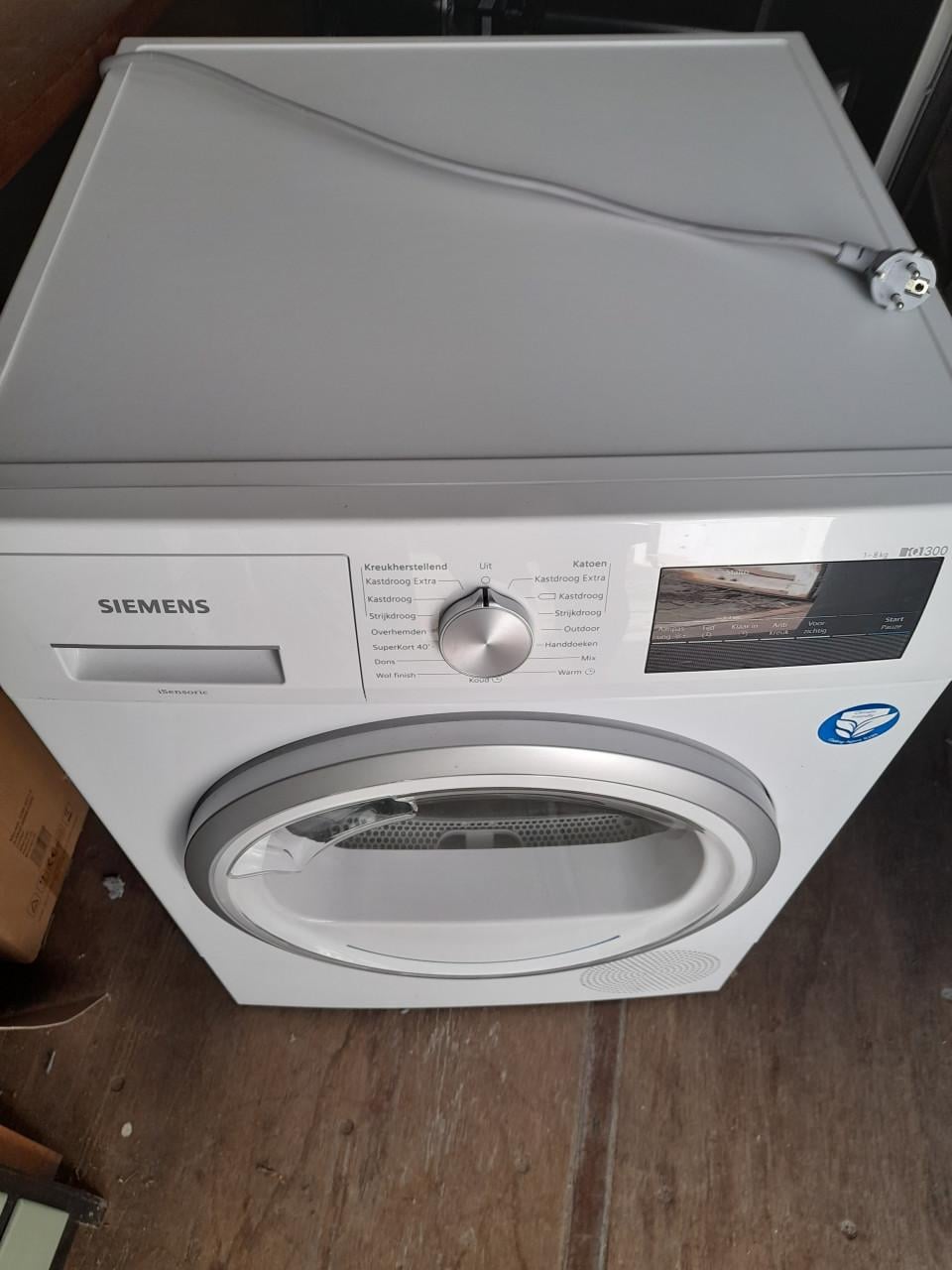 Siemens is een A++ warmtepompdroger (8kg) met autoDry technologie