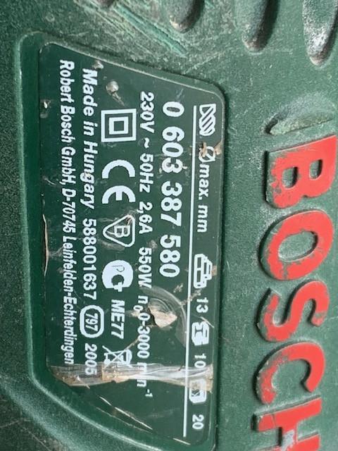 Boorstandaard met Bosch boormachine