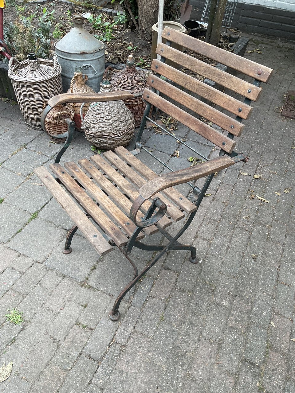 Tuinbank en stoel ( inklapbaar )