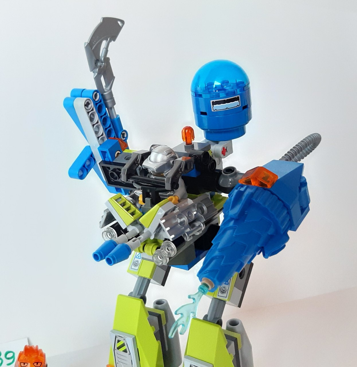 Lego Power Miners 8189: Rock monster Firax en Magma Mech