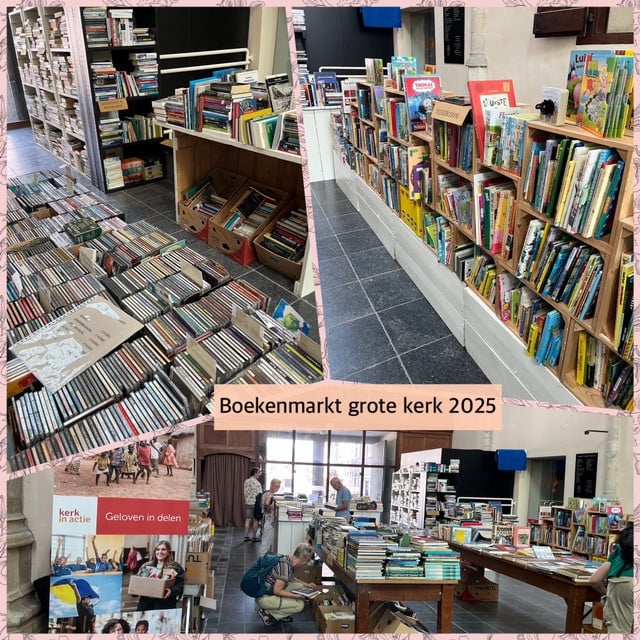 Opbrengst Boekenmarkt 2025 in de Grote Kerk van Goes