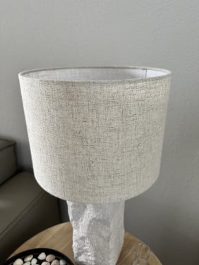 Lampenkap, beige/zand. Nieuw
