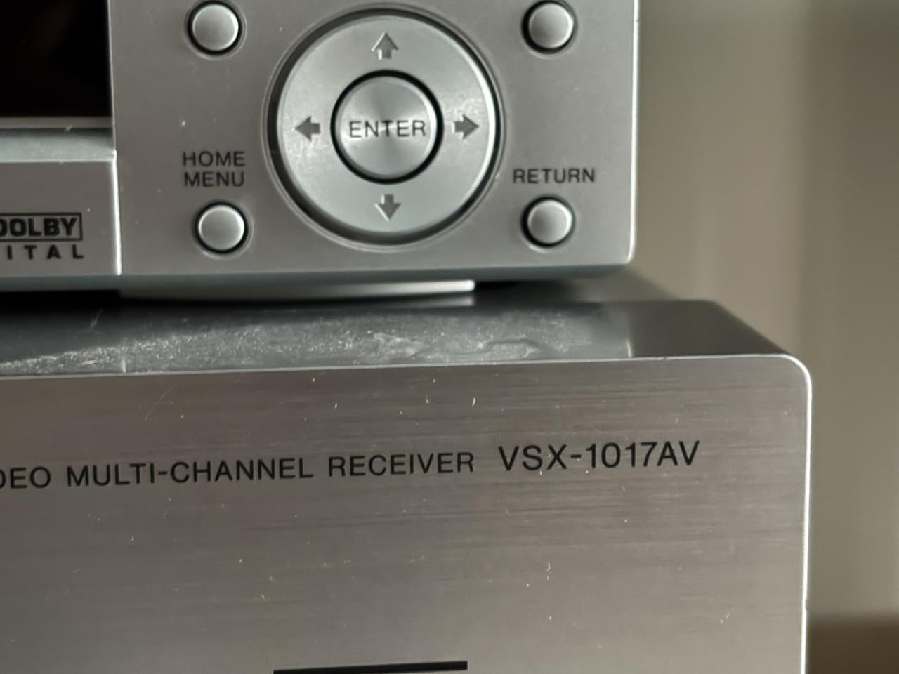 Pioneer versterker + DVD speler