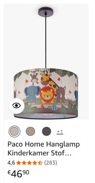 Diverse modellen nieuwe hanglampen kinderkamer paco home