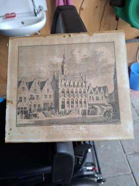 Prentje van stadhuis VEERE