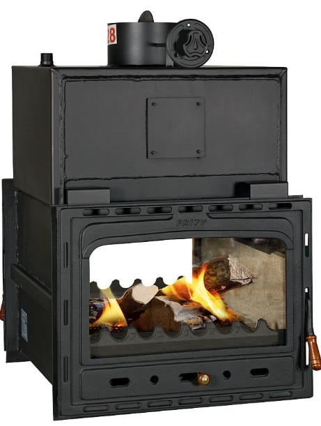 Cv houtkachel, cv inbouwhaard, cv houtketel, boiler, buffervat