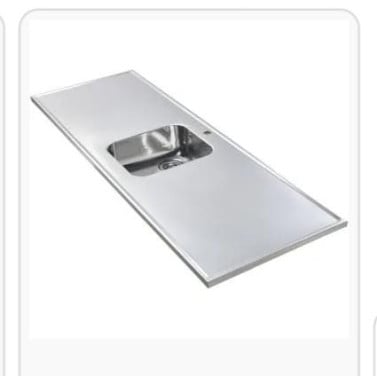 Rvs aanrechtblad 171 x 60 nieuw
