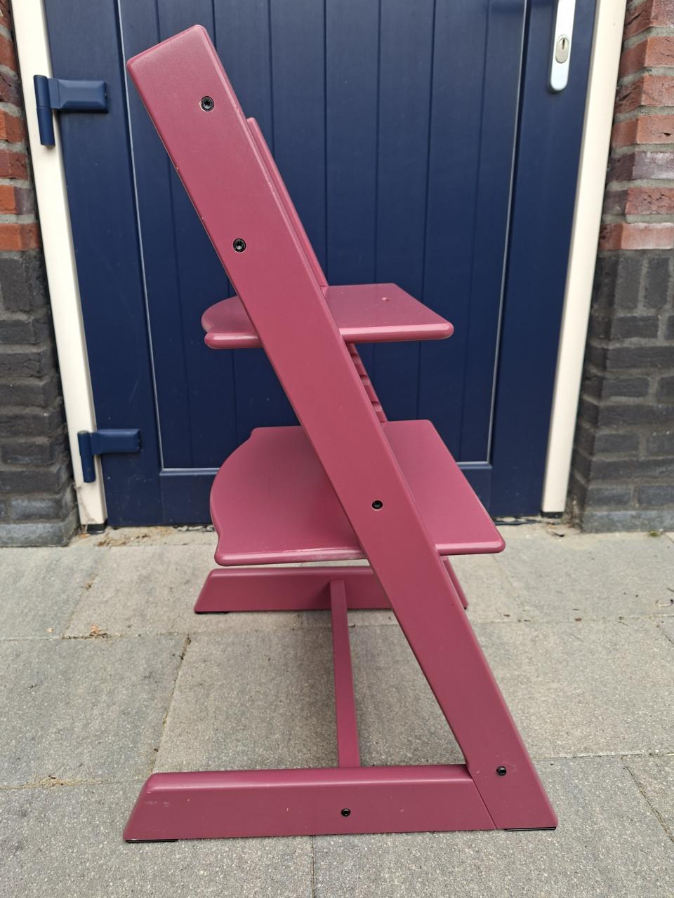 Stokke Trip Trap meegroeistoel (oud) roze