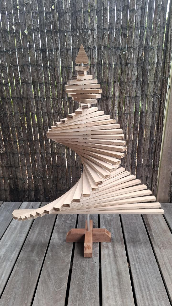 Houten kerstboom