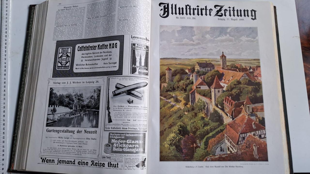 Boeken De Illustrirte Zeitung 6 stuks ( 5 Deutsch en 1 Englisch )