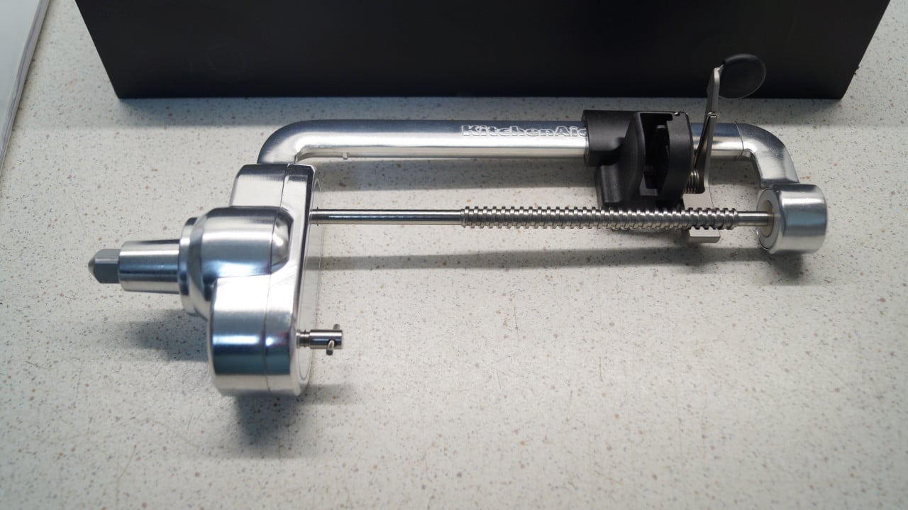 Spiraal plus pel schil accessoire voor Kitchenaid keukenmachine.