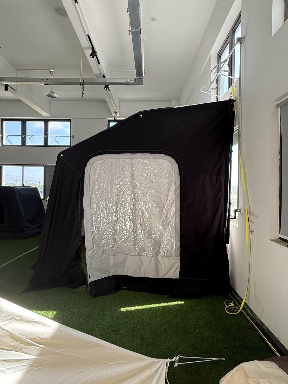 Opblaasbare voortent