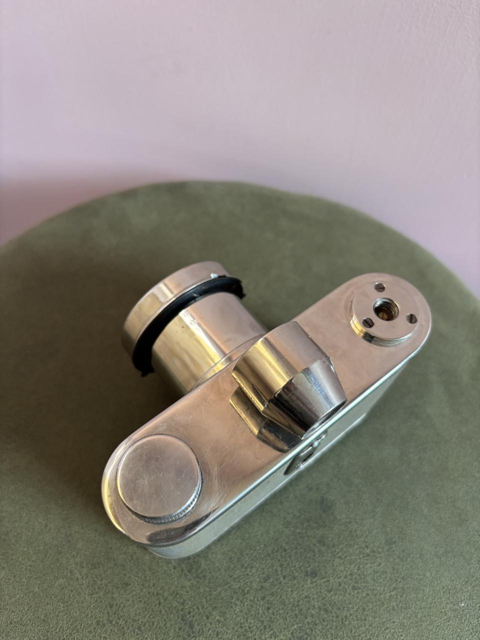 Vintage Tahbes Camera met Albada viewer 1948 + Leren Tas